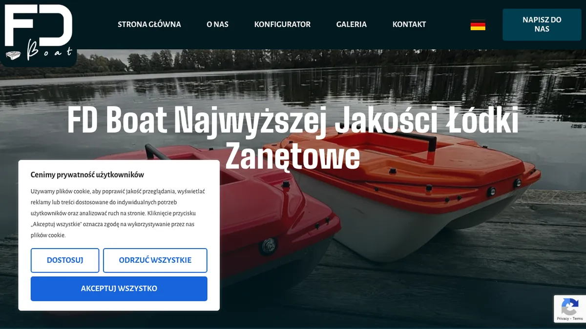 Sklep internetowy FD Boat – sprzedaż łódek zanętowych